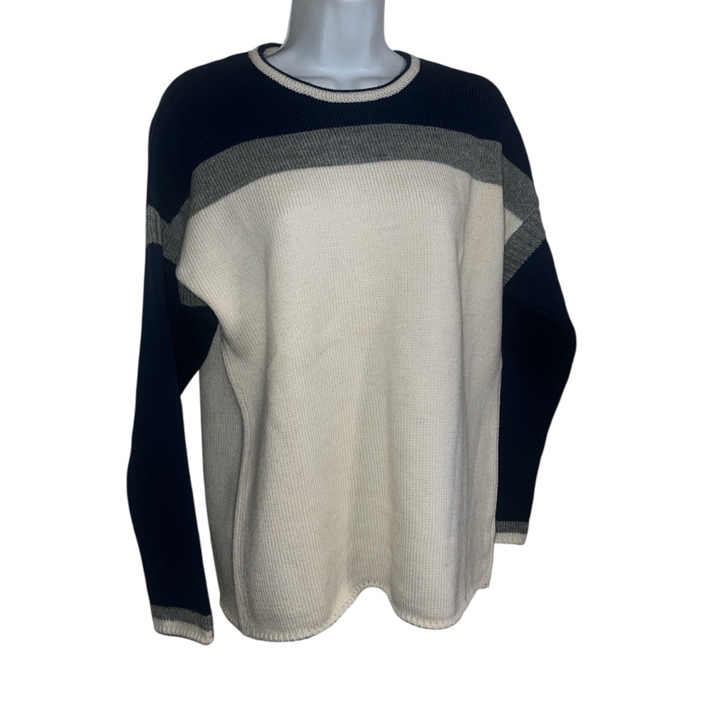 Lake Placid 1980 Olympics like new Men's Navy and Gray Sweater SZ M